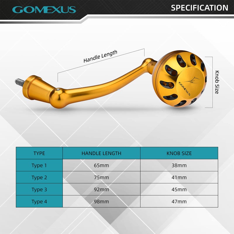 GOMEXUS Power Handle for Penn Spinfisher VI VII Slammer III IV 2500-4500,Fishing Reel Replacement Parts - Image 4